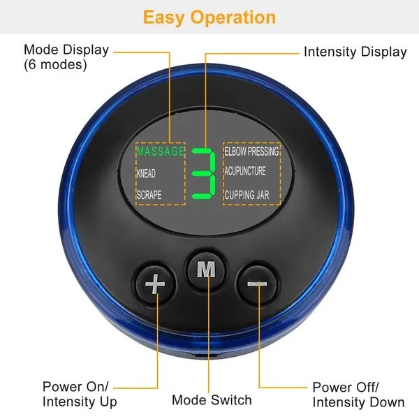 EMS Foot Massage Pad Electric Stimulator Massager Unit Rechargeable Leg Reshaping Muscle Pain Relax - Image 2