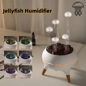 Jellyfish Ultrasonic Air Humidifier Ultrasonic Atomization Timing Remote Control Humidifier Aroma Diffuser