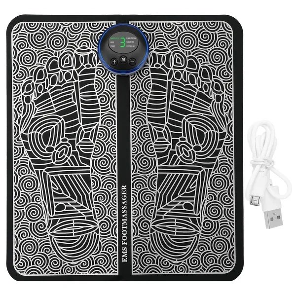EMS Foot Massage Pad Electric Stimulator Massager Unit Rechargeable Leg Reshaping Muscle Pain Relax - Image 5